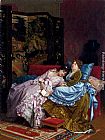 Auguste Toulmouche An Afternoon Idyll painting